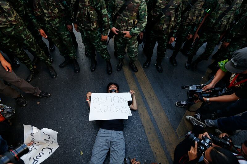RTR Coup-protest-man-lying.JPG
