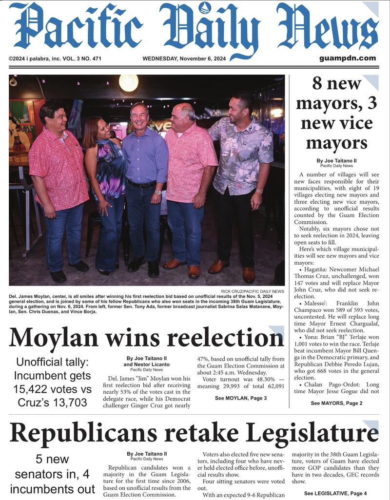 20241106 Pacific Daily News front page.jpg